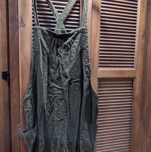 4/$10 forever 21 linen overalls